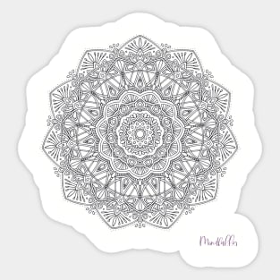 Decorative Color Mandala Sticker